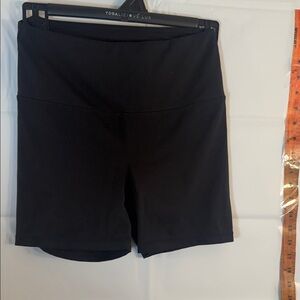 Yogalicious Black High-Waist Bike Shorts
